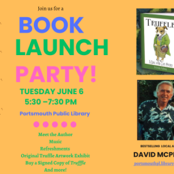 David McPhail Truffle Book Launch Poster